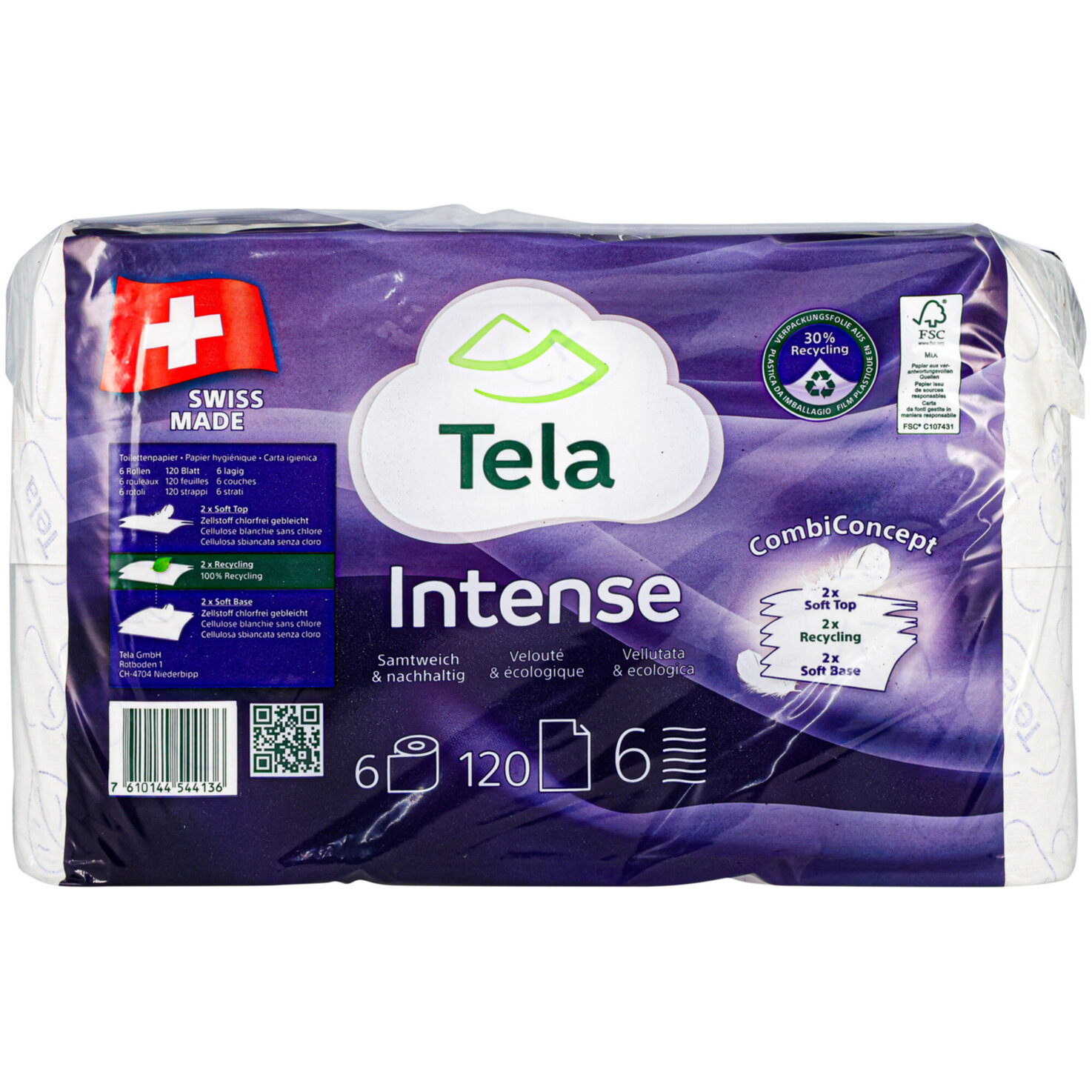 Tela Intense, 6-lagig 6 Rollen
