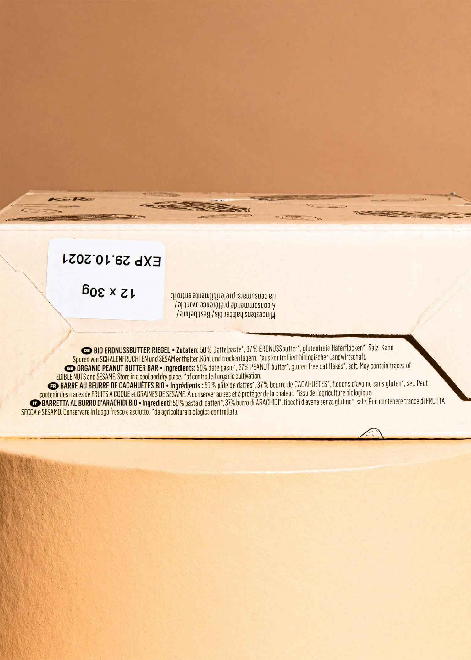 Bio Nut Butter Bar Peanut 30 g