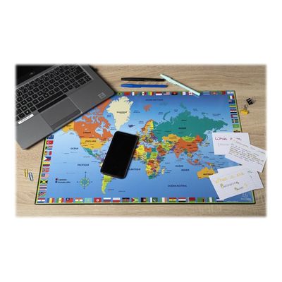 Exacompta - Sous-main PVC - Monde