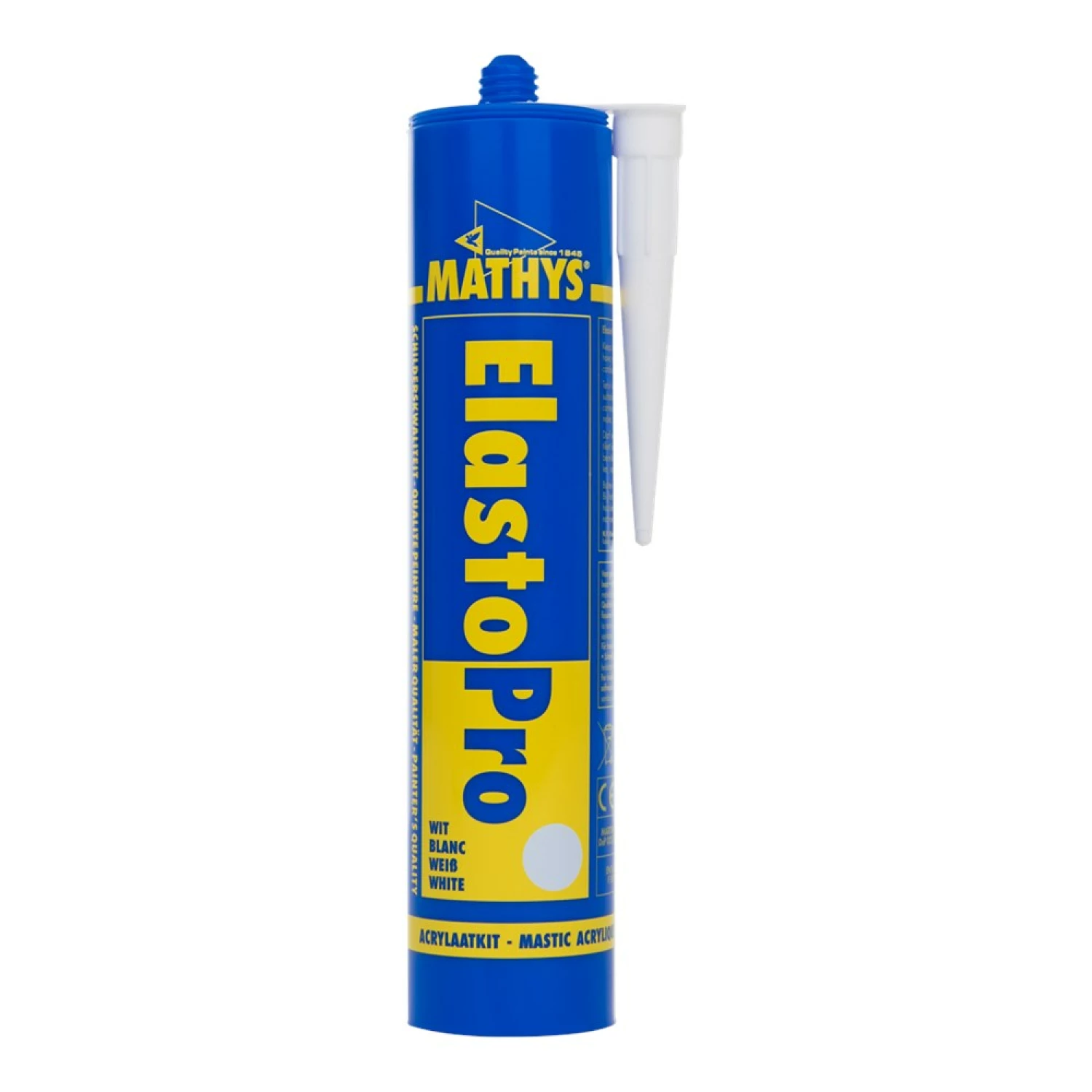 Mathys Acrylaatkit Elastopro Wit Koker - 310ml