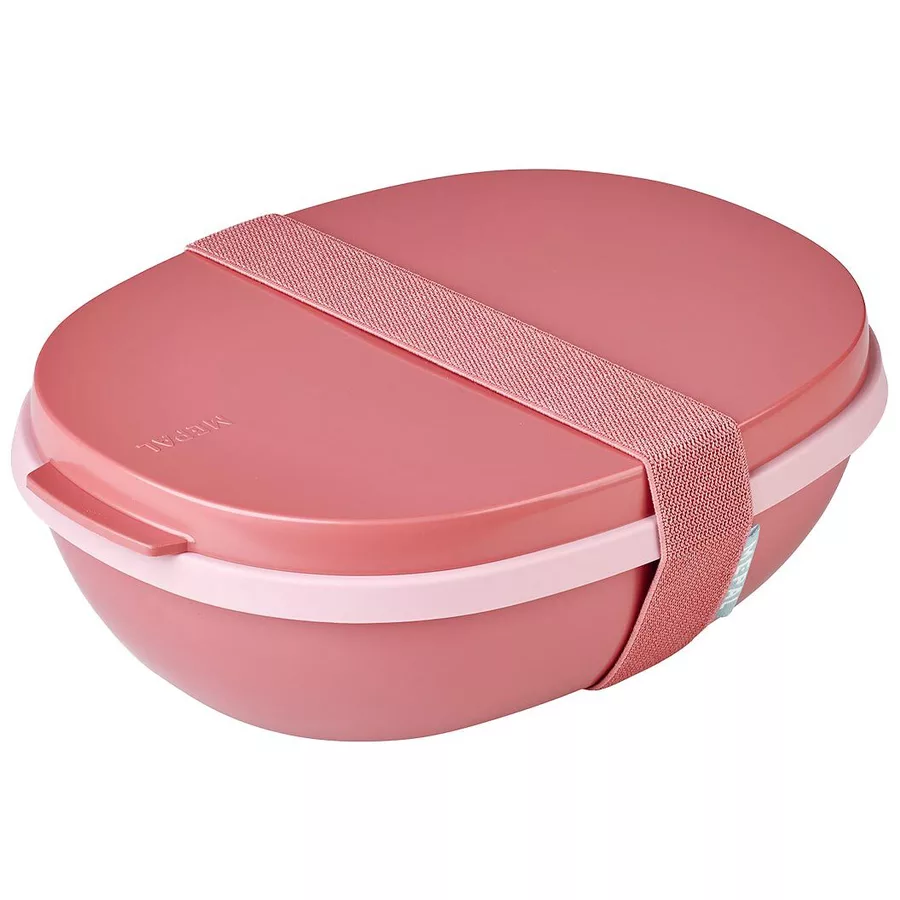 Mepal Lunchbox Duo Ellipse 825 + 600 ml rosa-rot