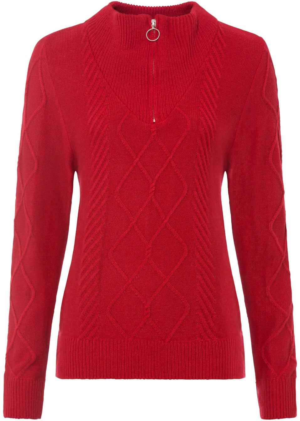 Pull camionneur à motif torsadé