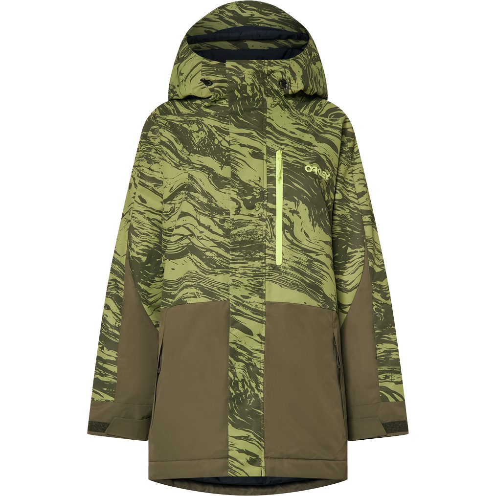 Oakley TNP TBT Skijacke Damen duality swirl dbl green