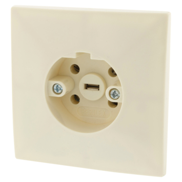 Perilex Wandcontactdoos tbv Inbouw Crème