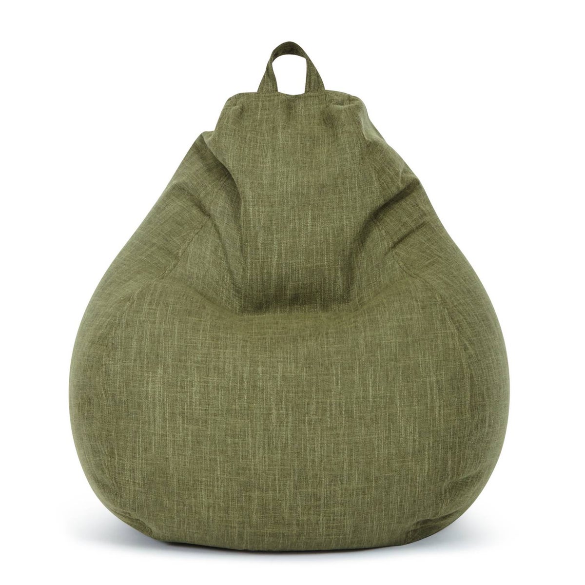 Green Bean Indoor XXL Zitzak met 300 liter EPS-korrelvulling - Knuffelzacht en wasbaar - Binnenkussen van stof voor op de vloer, ligstoel en zitkussen - Groen