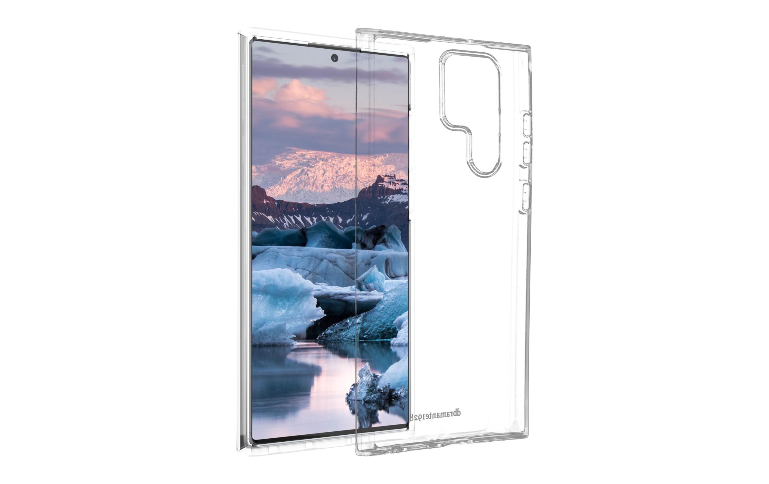 Back Cover Greenland Galaxy S22 Ultra TransparentSchutzhülle für das Samsung Galaxy S22 Ultra