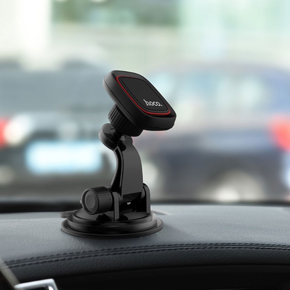 360° Grad Magnet Auto KFZ Saugnapf Halterung - Schwarz