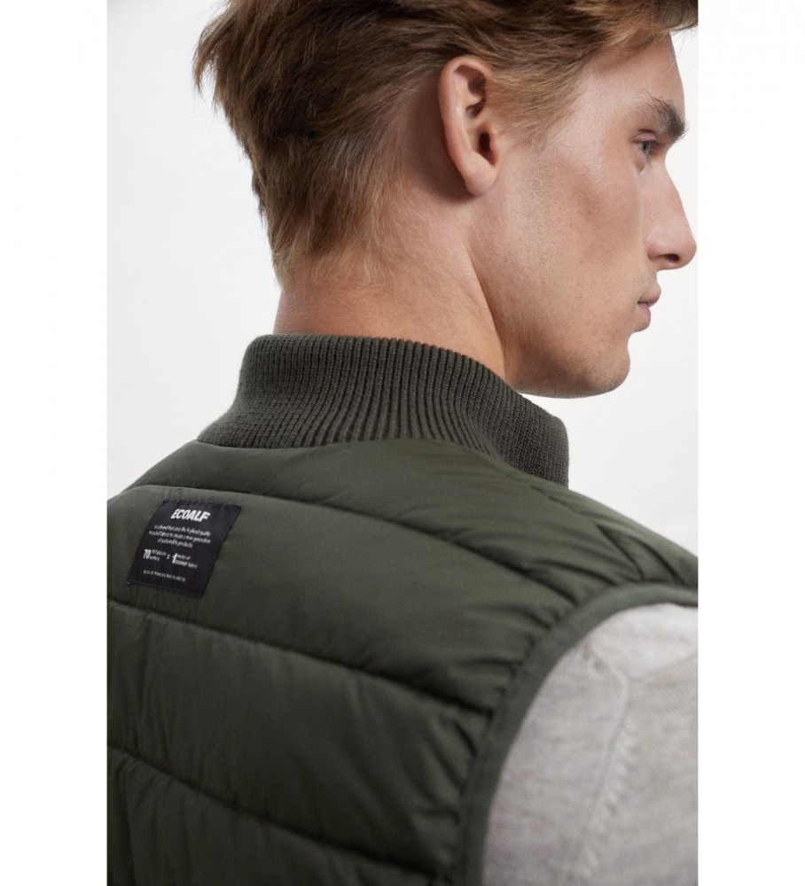 Colete verde ECOALF Trim