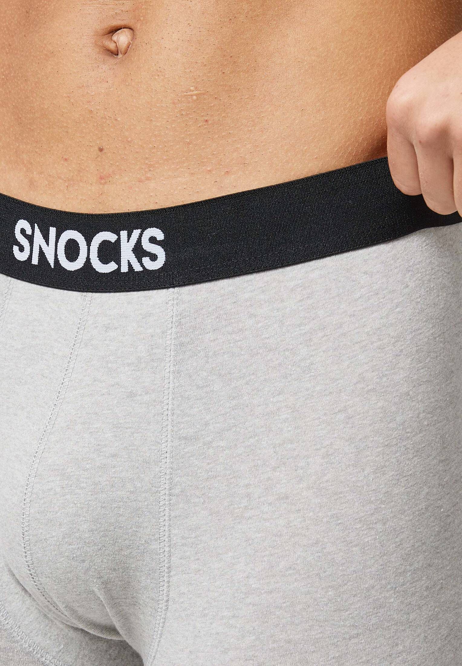 SNOCKS| Herren Boxershorts mit längerem Bein