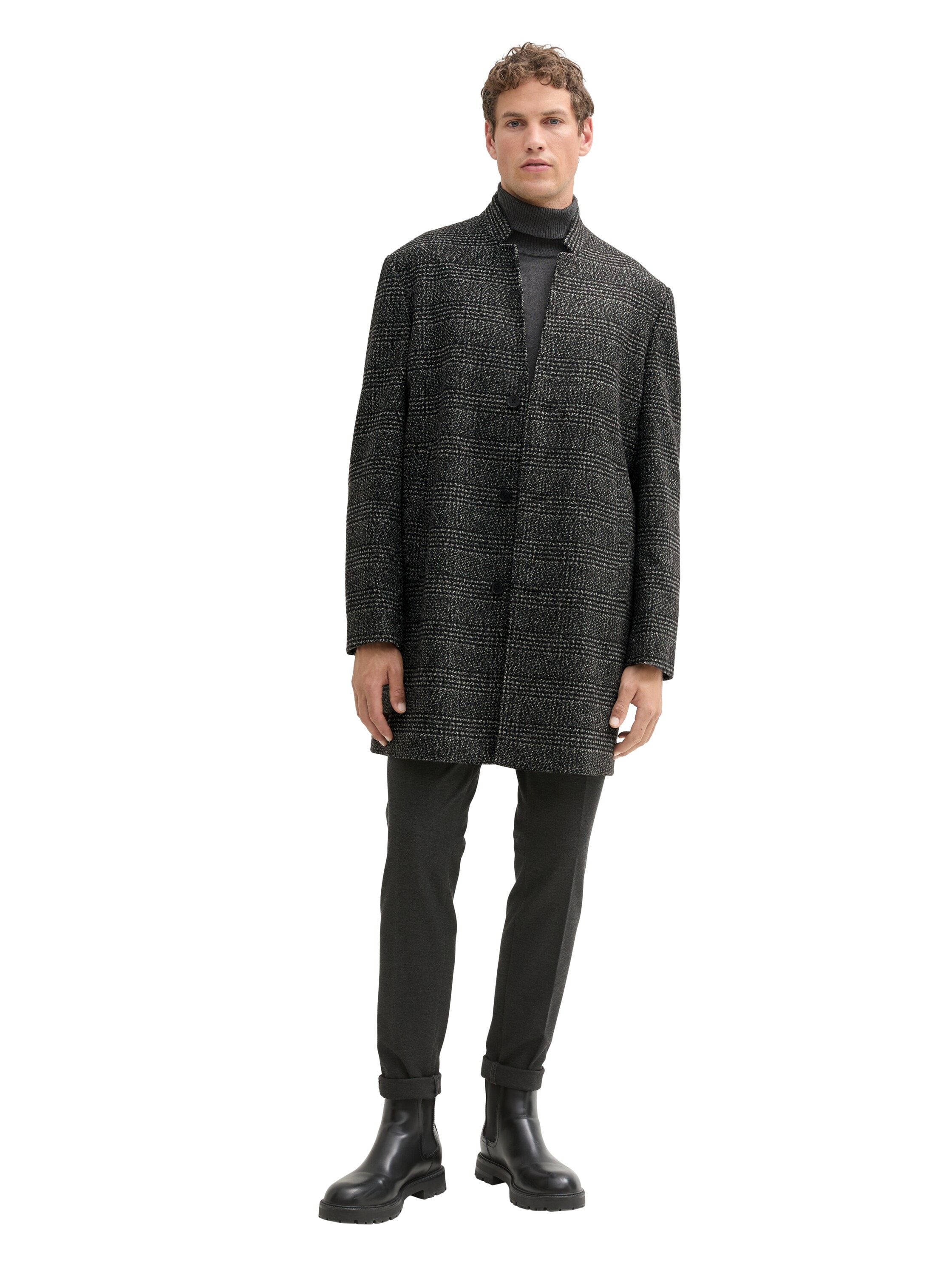 TOM TAILOR Denim Wollmantel , mit Wollanteil