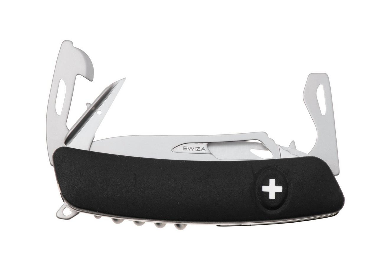 Swiza SH05 R AM, KSH.0056.1010, Black, Zwitsers zakmes, 7 tools