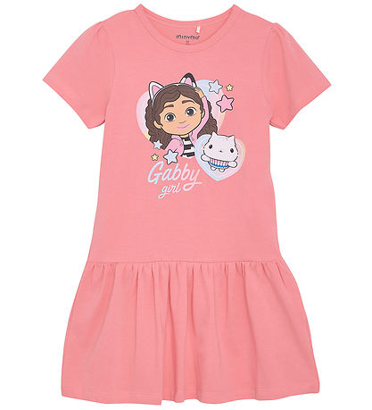 Minymo Kleid - Gabby's Dollhouse - Strawberry Pink