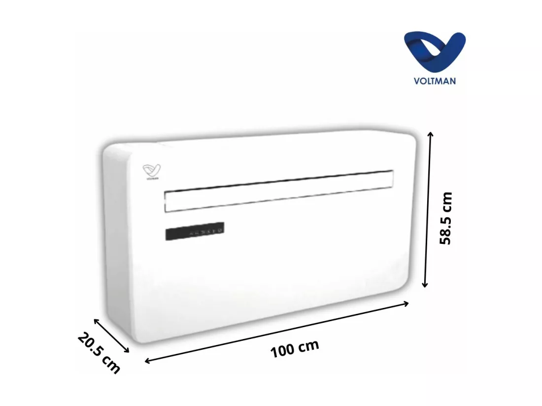 Climatiseur monobloc 8000BTU 3en1 Ventilateur Déshumidificateur - 2350W - Voltman