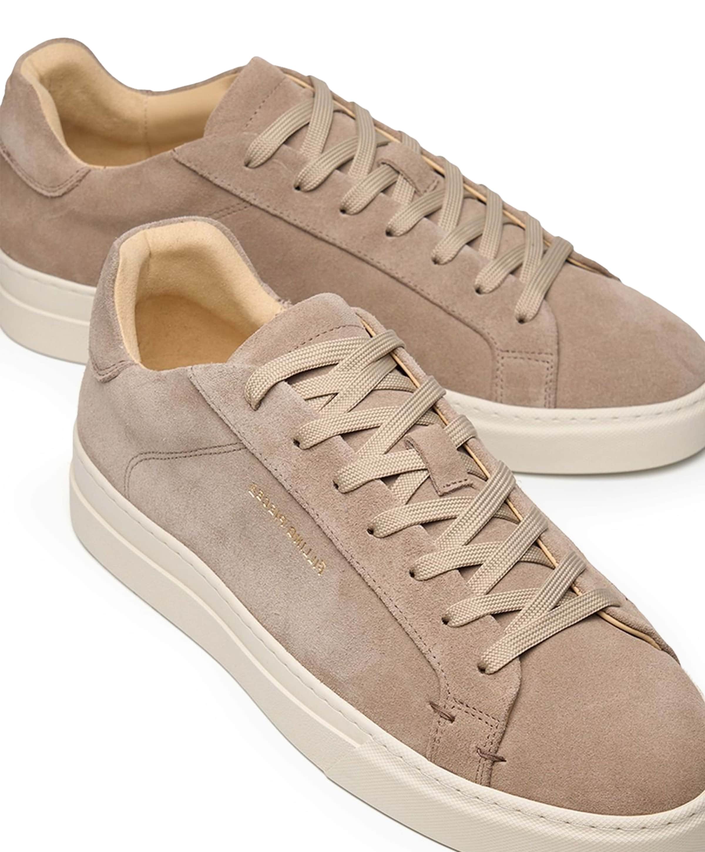 Filling Pieces Tiebreak Suede heren sneakers beige