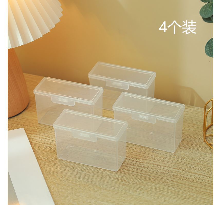 Sabam - Transparante plastic kaartopbergdoos / set