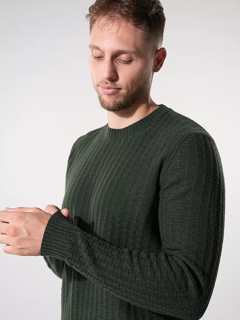 MAERZ Pullover  dunkelgrün