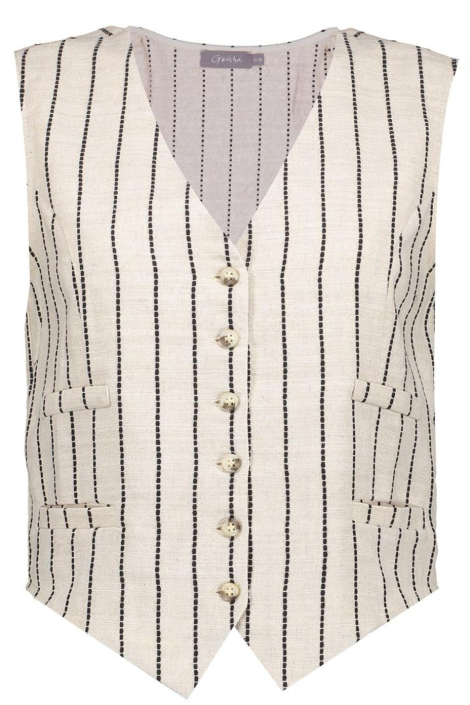 Geisha beige dames gilet