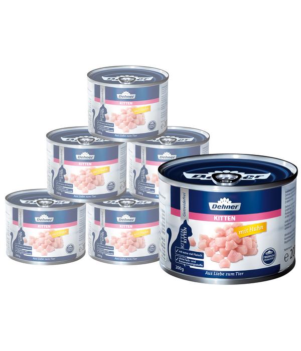 Dehner Premium Nassfutter für Katzen Kitten,