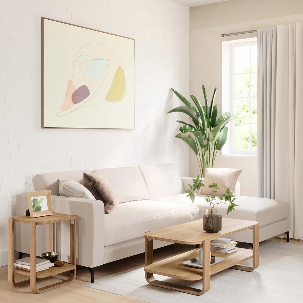 Table basse en bois d'eucalyptus bellwood