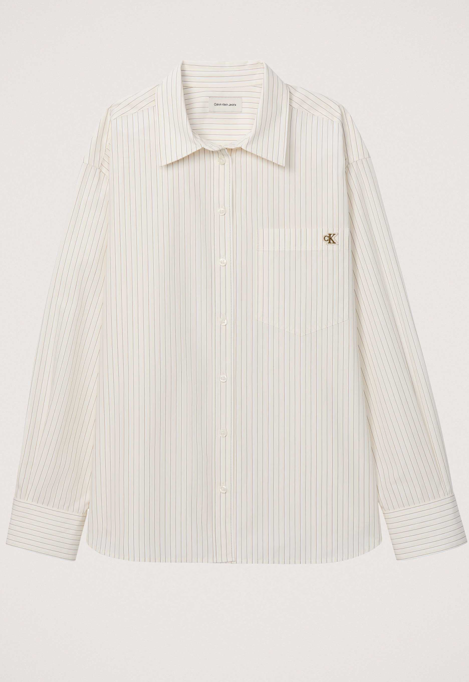 Calvin Klein Yarndye Poplin Overhemd