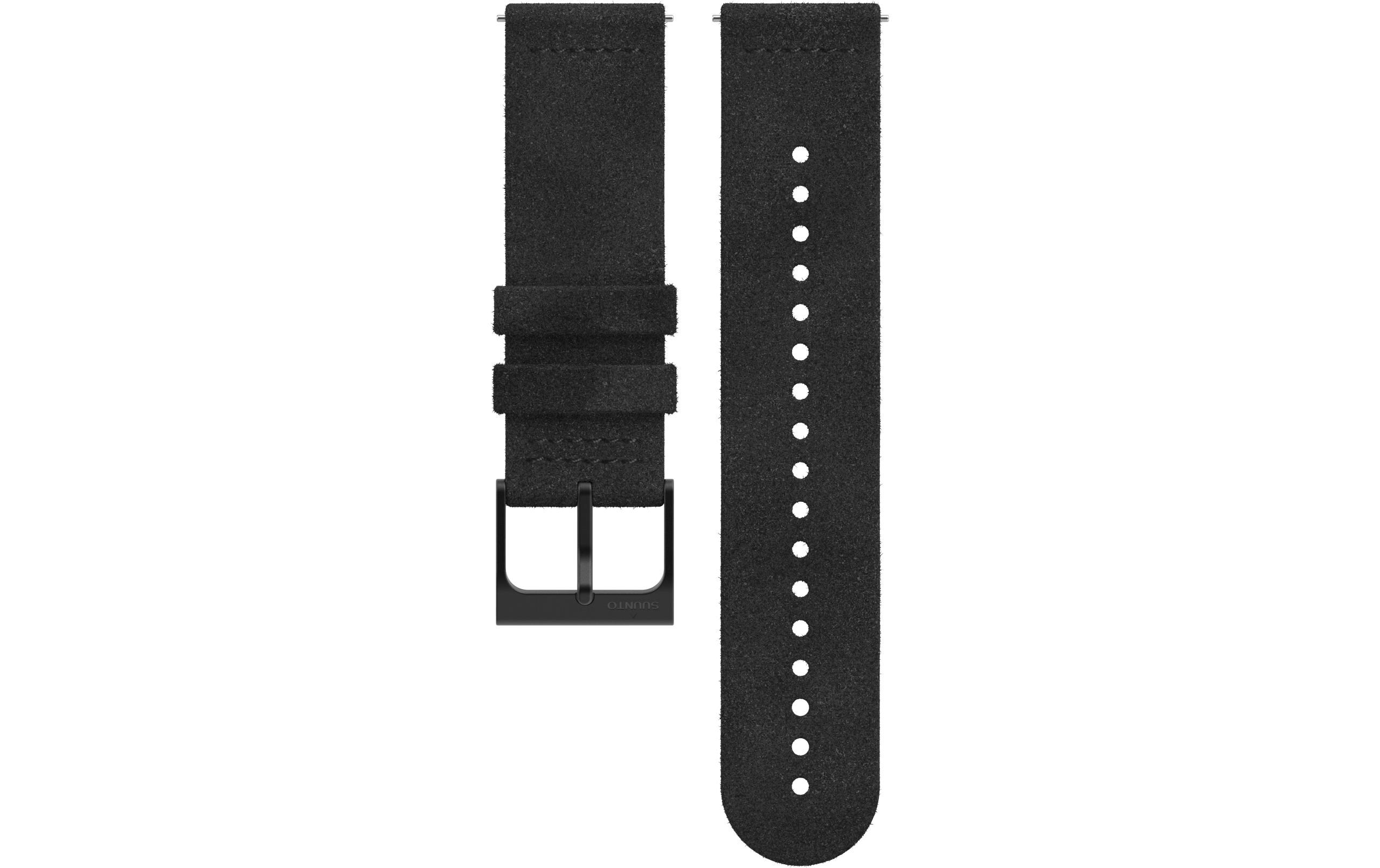 Armband Urban 5 Mikrofaser, Schwarz, 22 mm, MMikrofaser-Armband