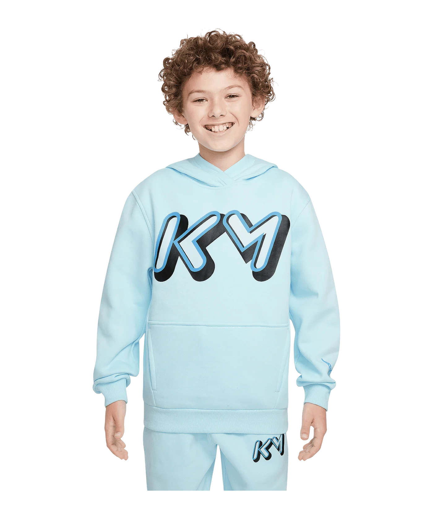 Nike Kylian Mbappe Club Hoody Kids Blau F474