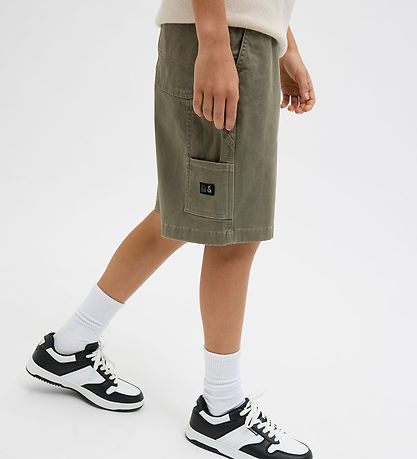 Jack & Jones Shorts - JpstTony - Dusty Olive/Nähen mit. Dtm