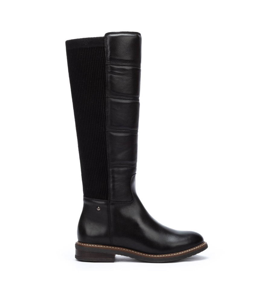 Botas Pikolinos Aldaya de couro preto