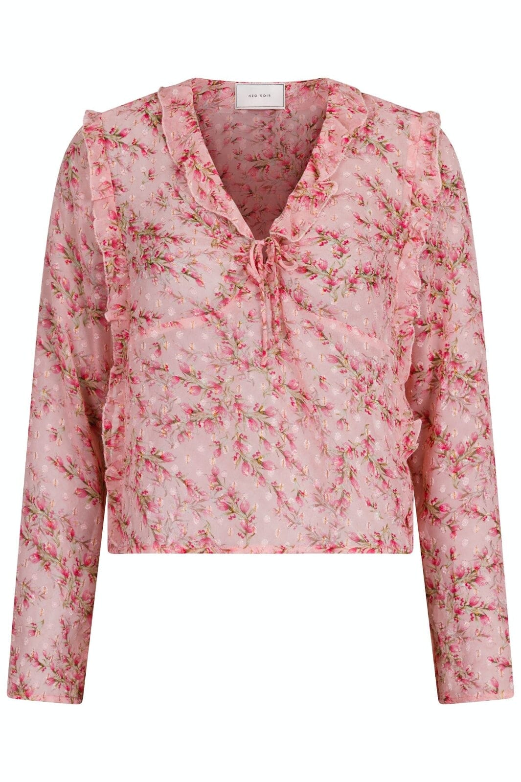 Neo Noir Carola Dot Print Blouse