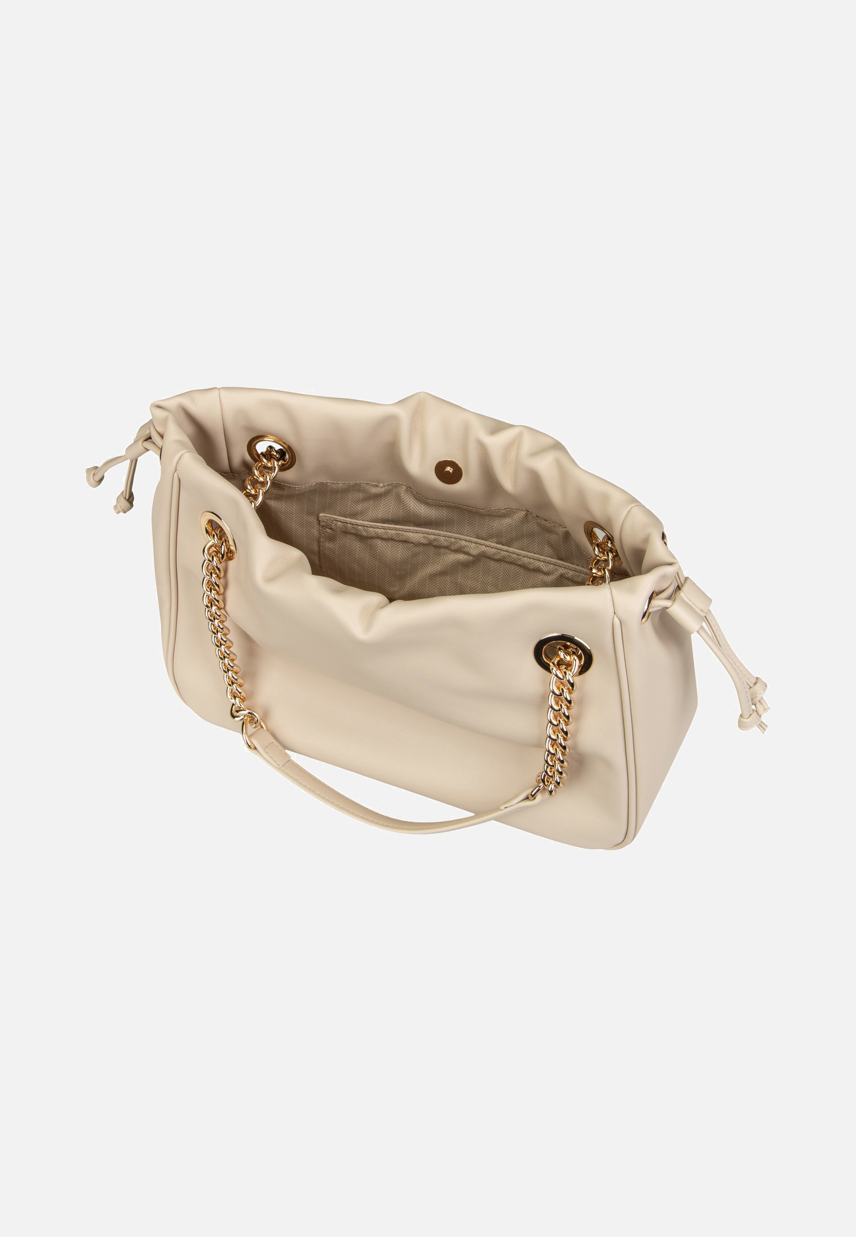 Leni Shoulder Bag M Beige - Umhängetasche