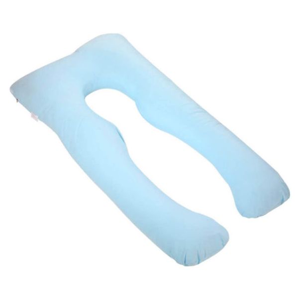 OrtoPrime Almofada em Forma de U para Mulheres Grávidas Azul