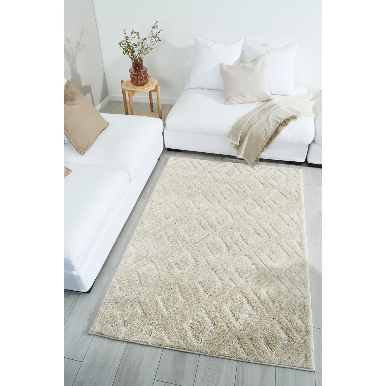 Nazar Rugs Tapis Harmonie 912 crème - 120x170 cm