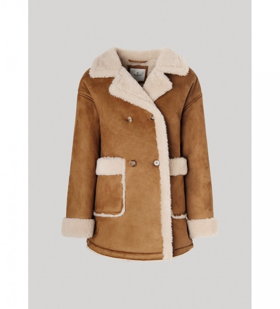 Casaco marrom rosa da Pepe Jeans
