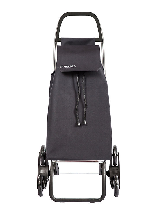 Chariot de courses 6 roues Rolser Saquet noir 43L H.107 x l.47,5 x P.395cm