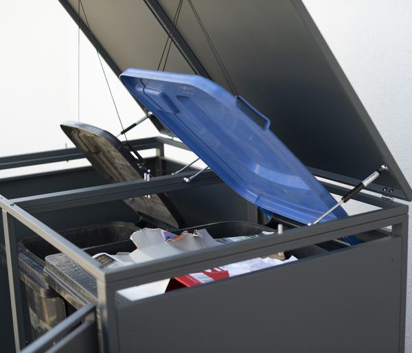 Westmann Mülltonnenverkleidung Kubus 2er Box,