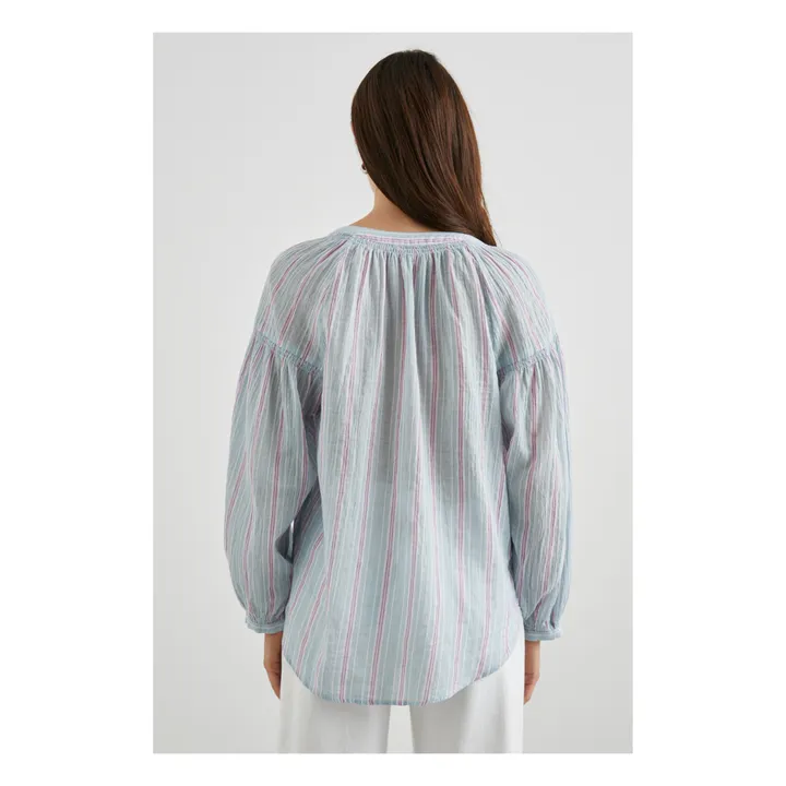 Rails Blouse Kenlie Rayures | Bleu ciel