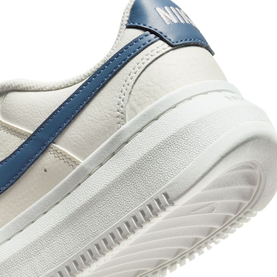 Nike Chaussures Court Vision Alta - Blanc Cassé/Bleu Femme