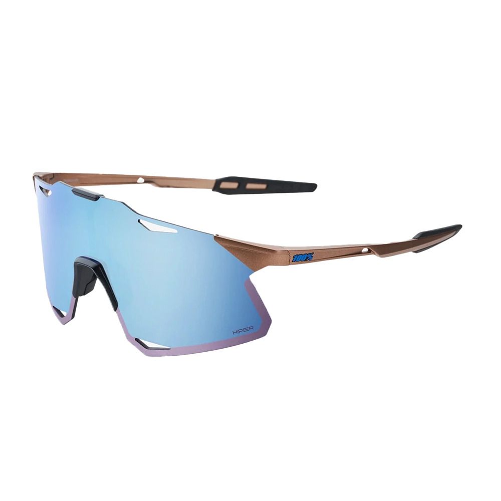 100 percent HYPERCRAFT - Lunettes de soleil matte cooper chromium/hiper blue multilayer mirror