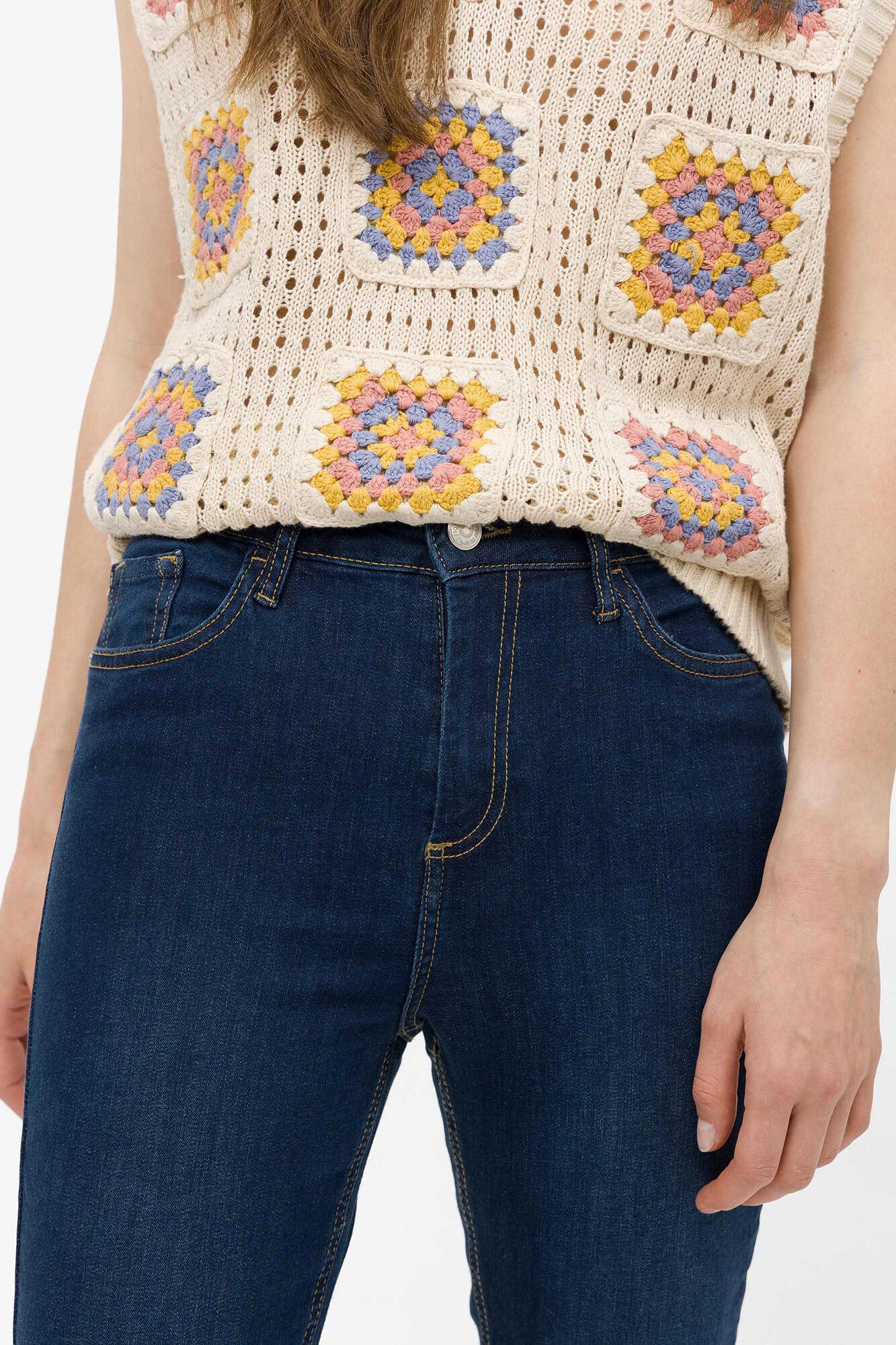 Calça jeans skinny de cintura alta Lauren