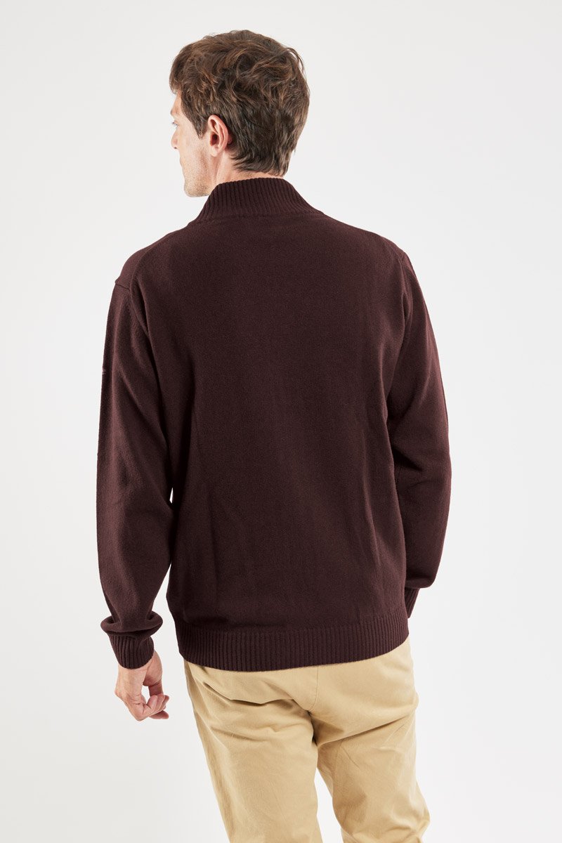 Gilet zippé - lambswool