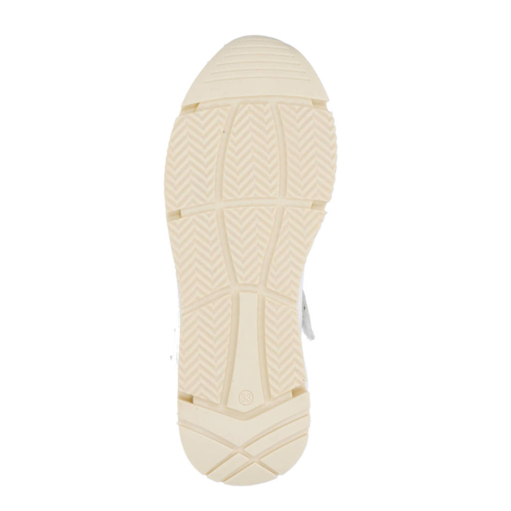 So Jamie leren sneakers wit/goud