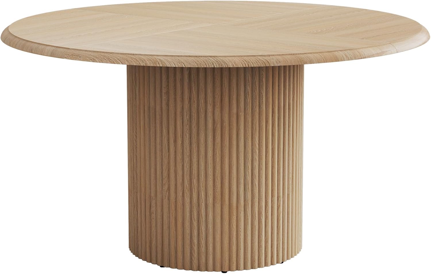 Tribesigns Runder Esstisch für 4 Personen, 120 cm Esszimmertisch mit Metallsockel, Runde Moderne Esstische, Küchentisch für Esszimmer, Küche, Wohnzimmer (Nur Tisch)