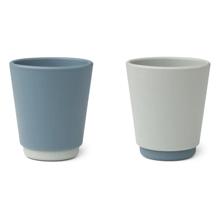 Liewood Gobelets Rachel en silicone - Set de 2 | Bleu