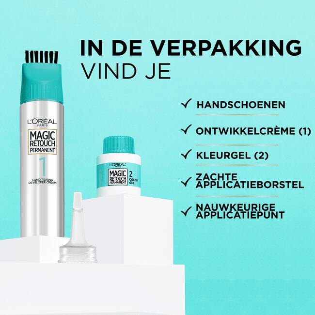 L'Oréal Paris Magic Retouch Permanente Haarverf 4 Middenbruin