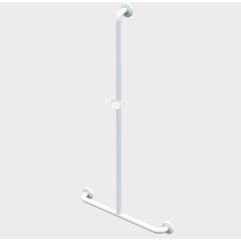 Barre douche en T Blanche 600 x 1200 mm