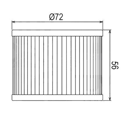 Filtre à huile HifloFiltro HF531 Type origine