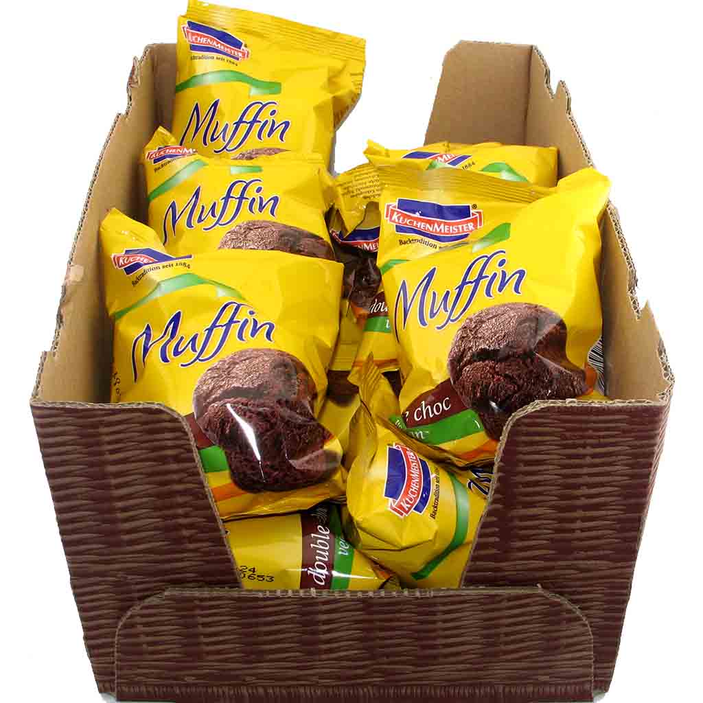 Kuchenmeister Muffins double Choc Vegan 12x75g=900g MHD:25.2.25