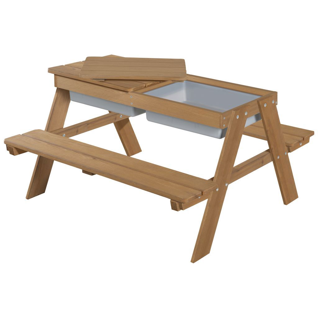 robaroba   Kindersitzgarnitur Outdoor + mit Spielwannen braun