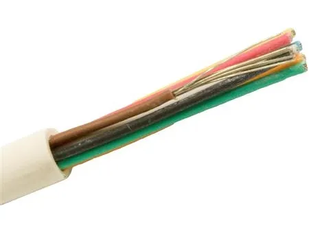 NEXANS Alarmkabel, halogenfri 1x12x0,22mm² FQQXB hvid spole, kabeldiameter 5,4mm - (100 meter)