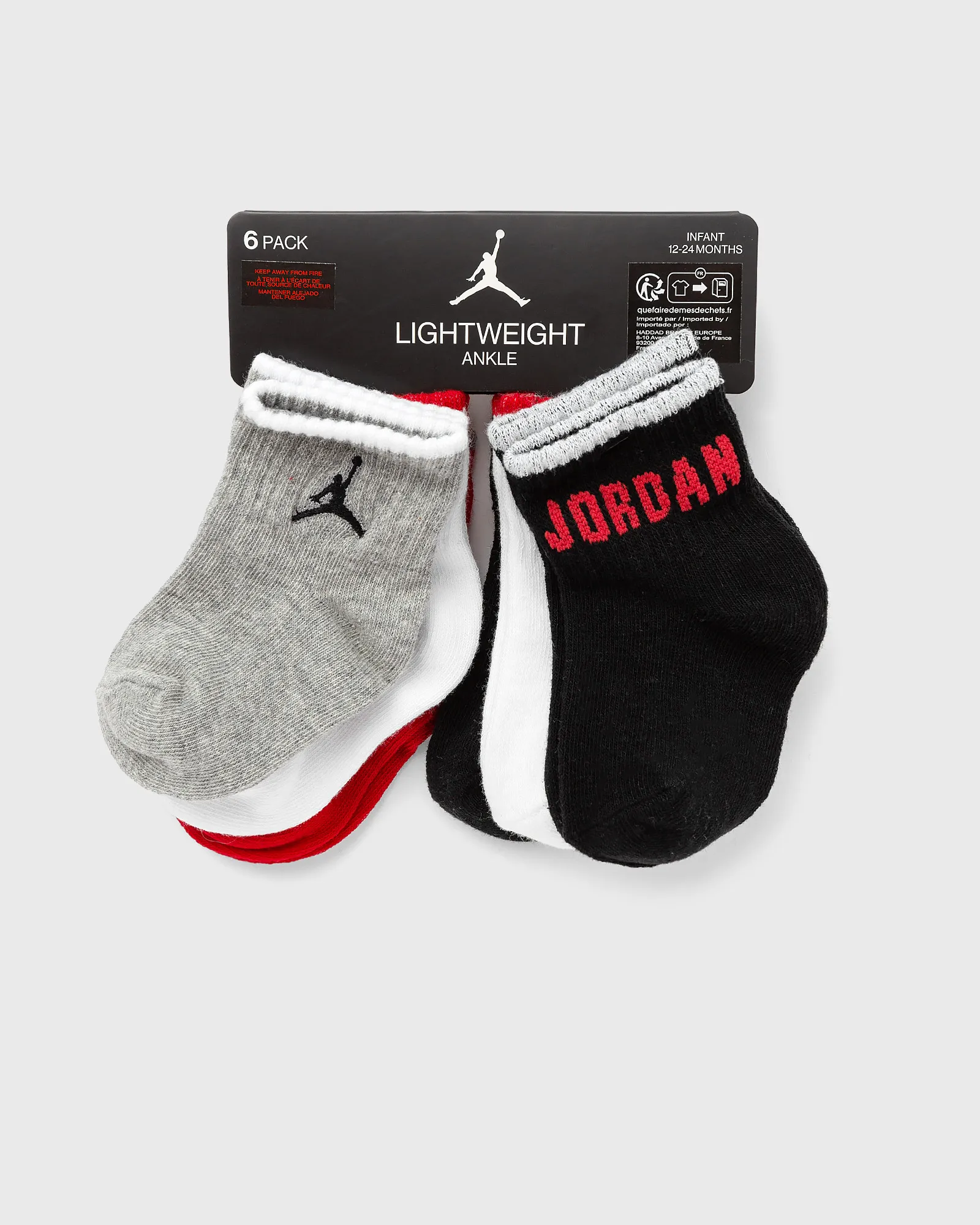 Jordan JORDAN LEGACY INFANT/TODDLER ANKLE 6PK